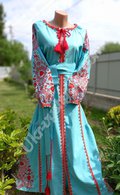 Вышитая платье "Лагуна"